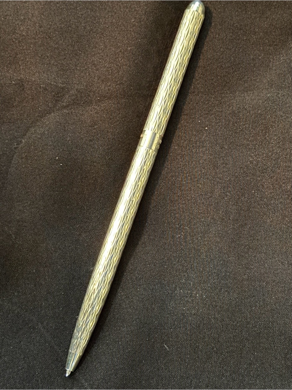 Tiffany & Co. Textured Gold Ballpoint Pen